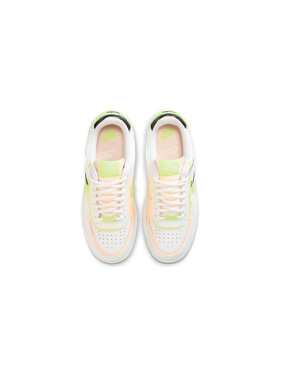 Картинка Кроссовки Nike Air Force 1 Low Shadow Summit White Barely Volt Crimson Tint